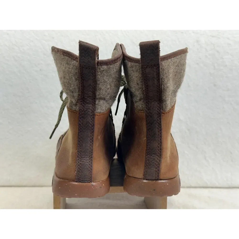 Chaco Women's Barbary Casual Boots Pinecone Size 8 Waterproof Leather Gorpcore